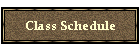 Class Schedule